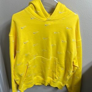 Brand new never worn, thick all over print swoosh hoodie! High quality!